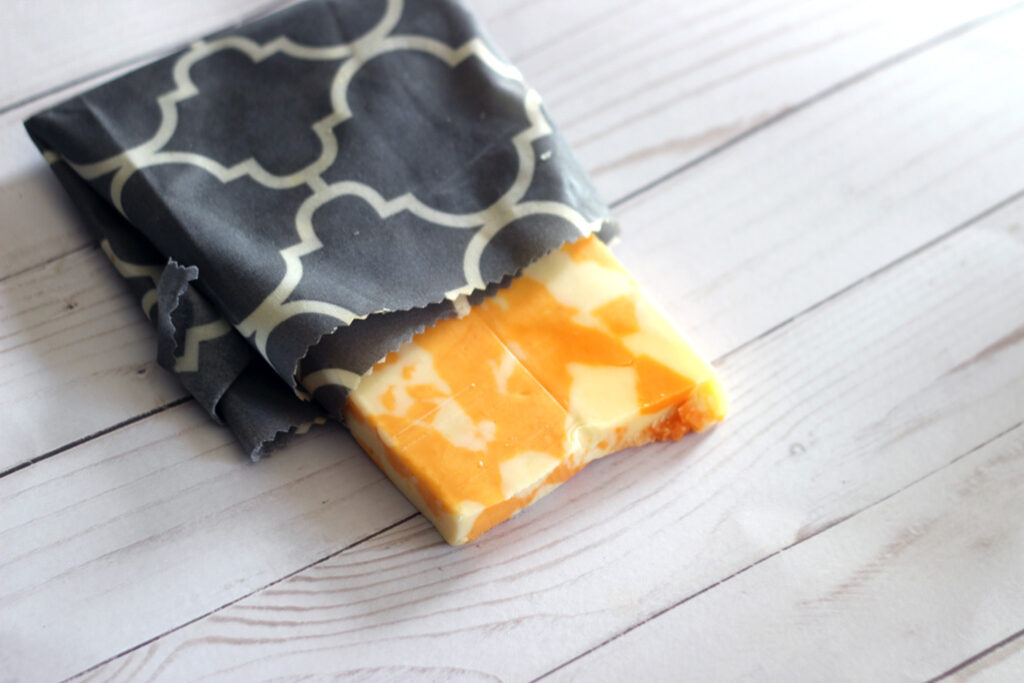 Beeswax Food Wrapping cheese