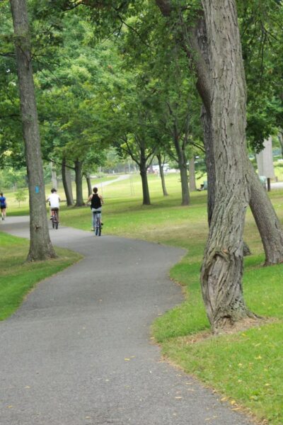 Image of a trail along the Niagara Parkway