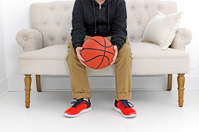 Image of boy with basketball