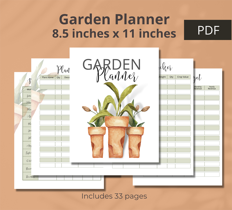 Garden Planner Printable You'll need!